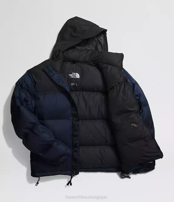 sommet bleu marine/noir tnf Hommes The North Face veste nuptse rétro 1996 62XR473
