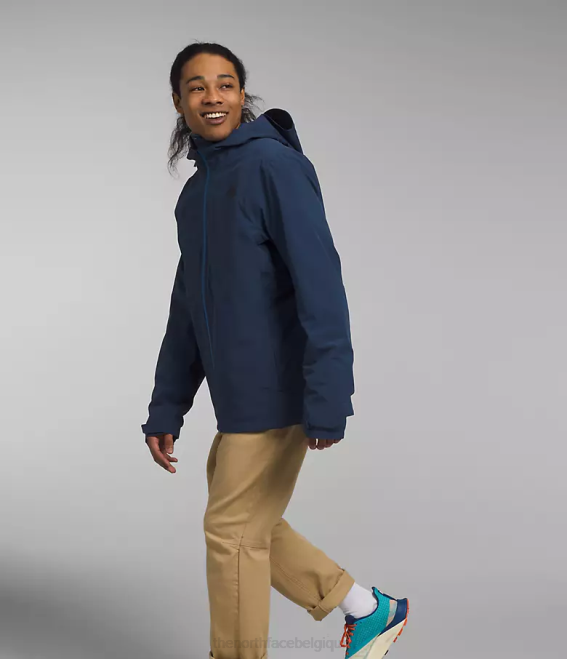 sommet marine/bleu ombre Hommes The North Face veste thermoball éco triclimatique 62XR476