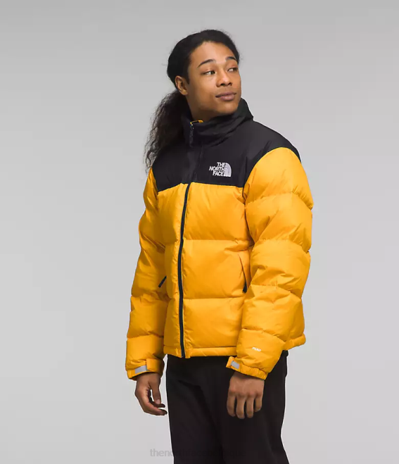 sommet or/tnf noir Hommes The North Face veste nuptse rétro 1996 62XR472