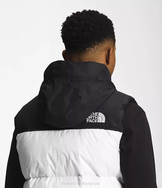 tnf blanc/tnf noir Hommes The North Face gilet nuptse rétro 1996 62XR290