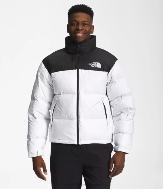 tnf blanc/tnf noir Hommes The North Face veste nuptse rétro 1996 62XR469