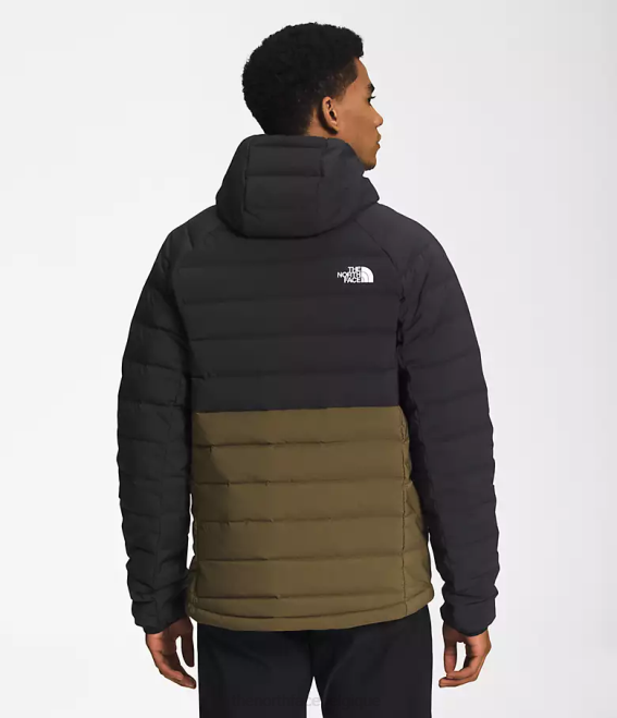 tnf noir/olive militaire Hommes The North Face belleview sweat à capuche extensible 62XR920