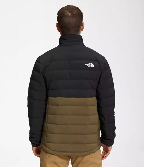 tnf noir/olive militaire Hommes The North Face doudoune extensible belleview 62XR648