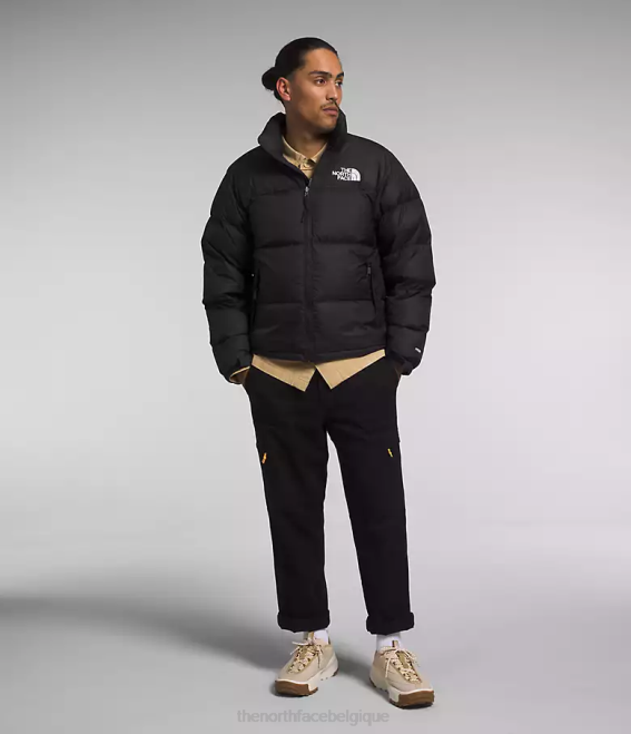 tnf recyclé noir Hommes The North Face veste nuptse rétro 1996 62XR468