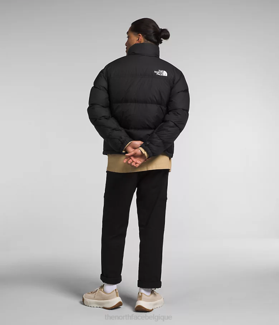 tnf recyclé noir Hommes The North Face veste nuptse rétro 1996 62XR468