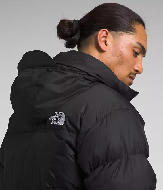 tnf recyclé noir Hommes The North Face veste nuptse rétro 1996 62XR468