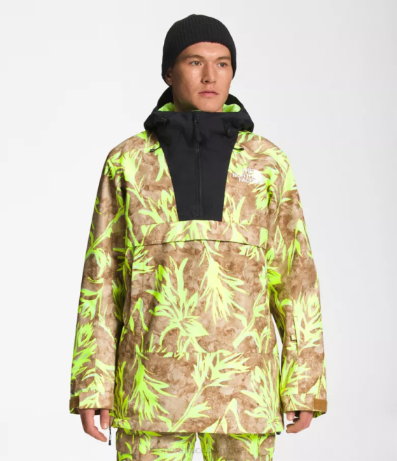 imprimé pinceau marron utilitaire/noir tnf Hommes The North Face anorak silvani 62XR1121