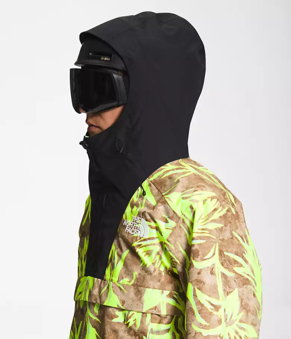 imprimé pinceau marron utilitaire/noir tnf Hommes The North Face anorak silvani 62XR1121