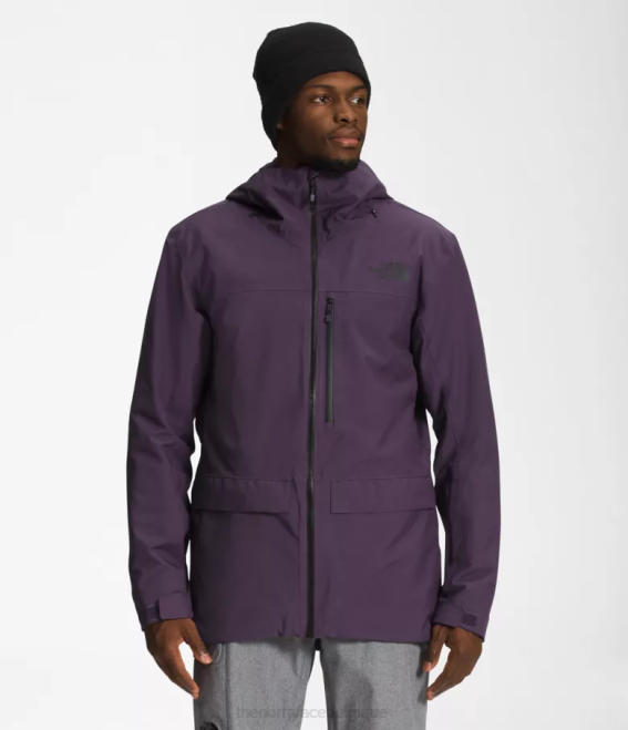 violet aubergine foncé Hommes The North Face veste contre la maladie 62XR115