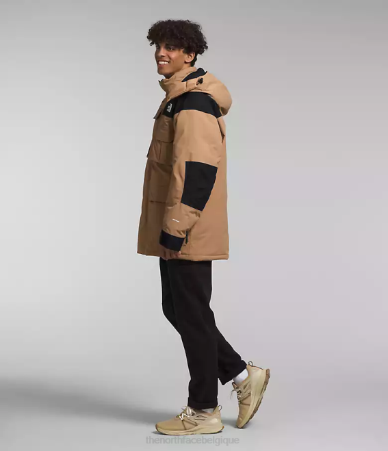 beurre d'amande/tnf noir Hommes The North Face parka isolé Coldworks 62XR1242