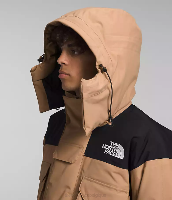 beurre d'amande/tnf noir Hommes The North Face parka isolé Coldworks 62XR1242
