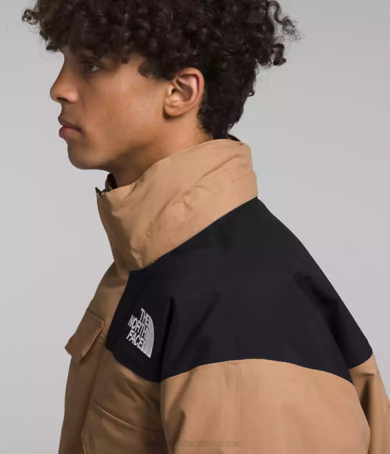 beurre d'amande/tnf noir Hommes The North Face parka isolé Coldworks 62XR1242