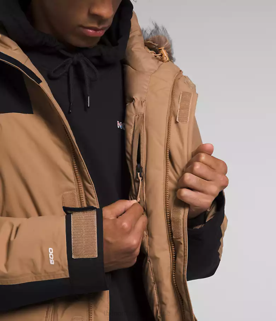 beurre d'amande/tnf noir Hommes The North Face parka mcmurdo 62XR4