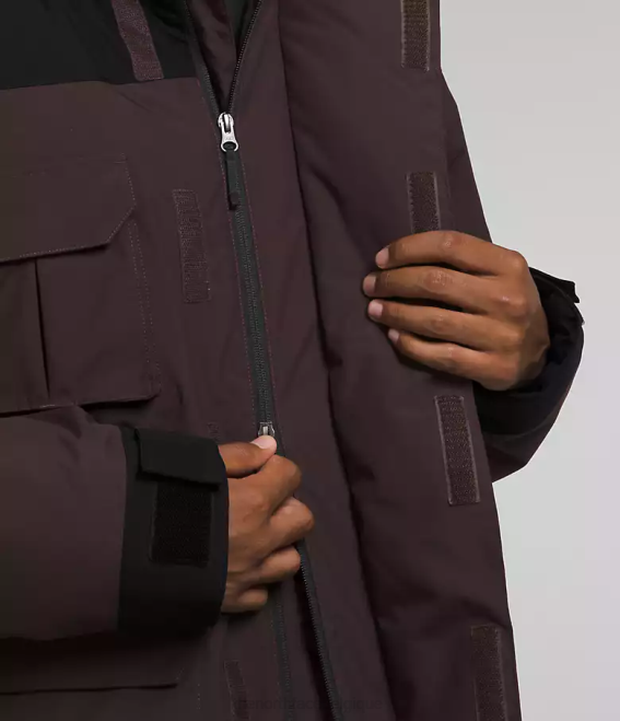 brun charbon/noir tnf Hommes The North Face parka isolé Coldworks 62XR1244