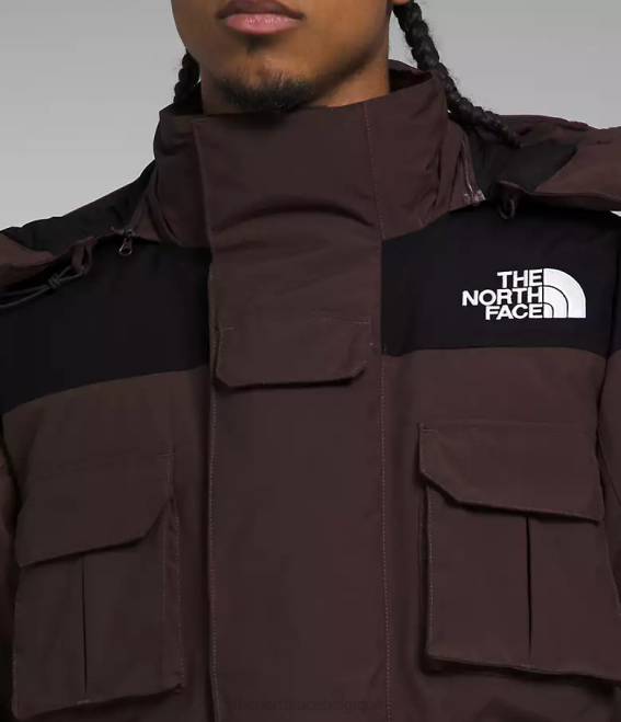 brun charbon/noir tnf Hommes The North Face parka isolé Coldworks 62XR1244