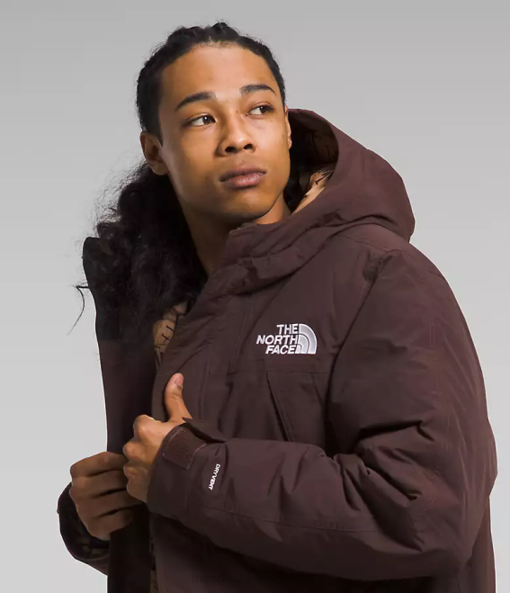 imprimé monogramme brun charbon/beurre d'amande Hommes The North Face parka mcmurdo 62XR3