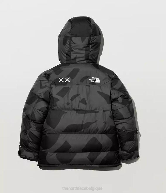 kw tnf imprimé hym noir Hommes The North Face parka himalayenne rétro 1994 tnf x kaws 62XR144