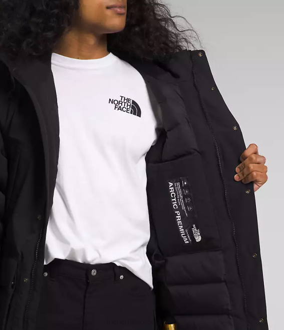 tnf noir Hommes The North Face parka arctique premium 62XR94