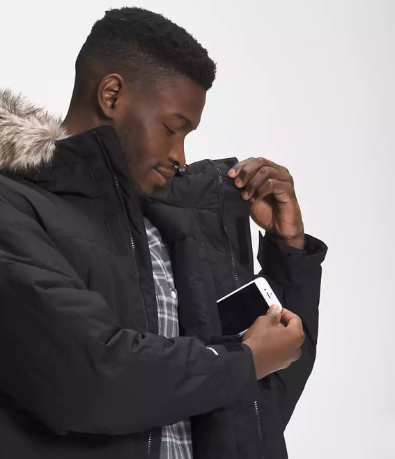 tnf noir Hommes The North Face parka mcmurdo 62XR1