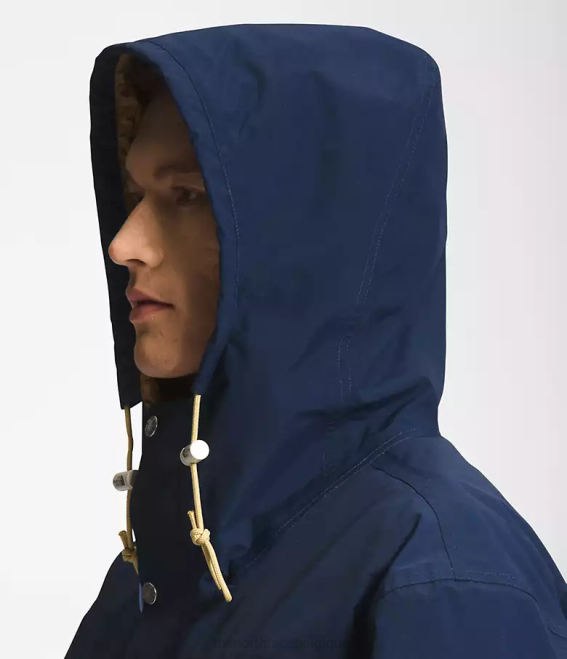 bleu marine sommet/marron utilitaire Hommes The North Face veste de pluie utilitaire m66 62XR294