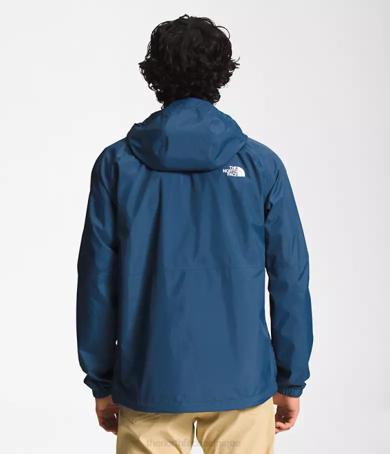 bleu ombragé Hommes The North Face sweat à capuche de pluie antora 62XR1195