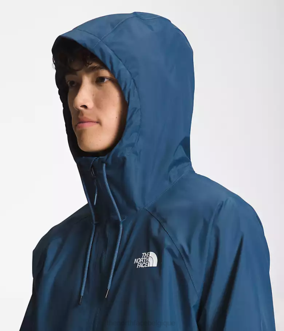 bleu ombragé Hommes The North Face sweat à capuche de pluie antora 62XR1195