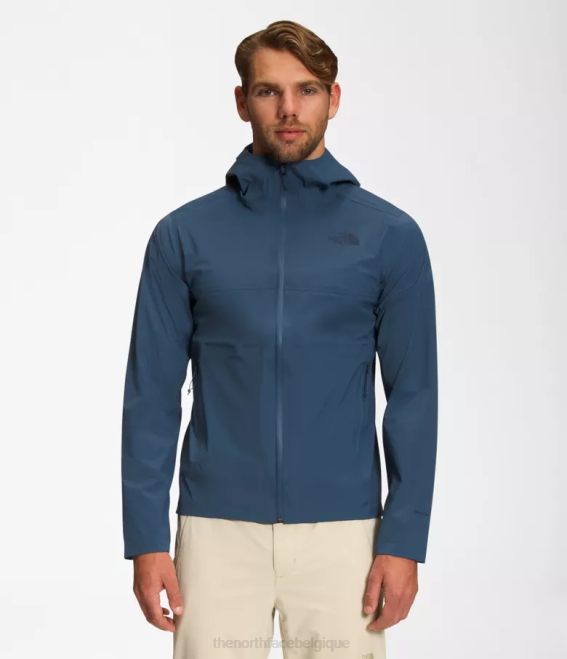 bleu ombragé Hommes The North Face veste dryvent du bassin ouest 62XR412