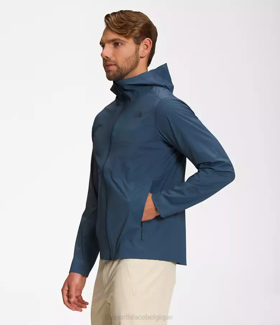 bleu ombragé Hommes The North Face veste dryvent du bassin ouest 62XR412