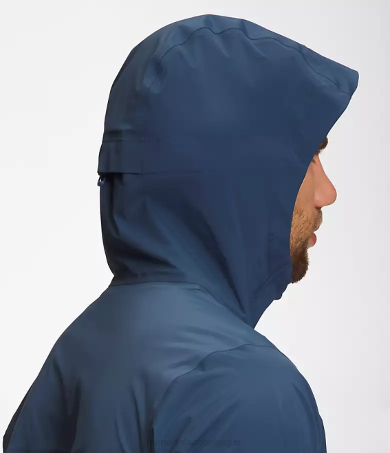 bleu ombragé Hommes The North Face veste dryvent du bassin ouest 62XR412