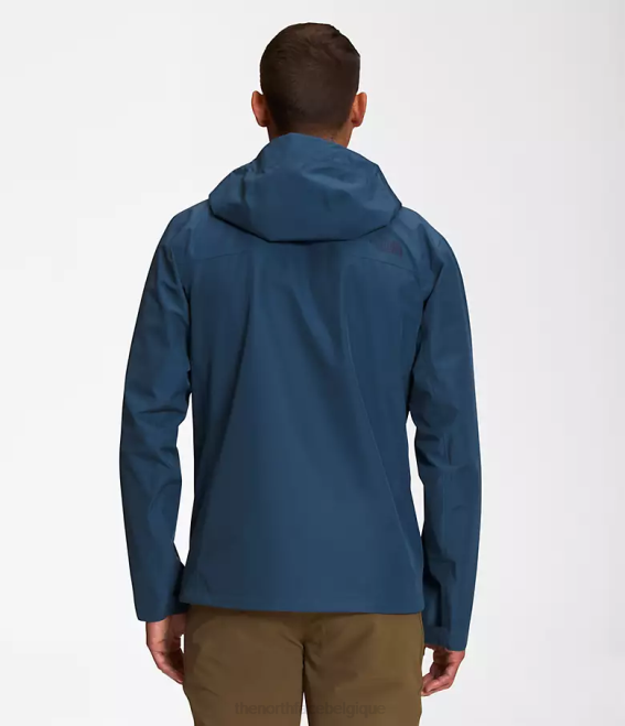 bleu ombragé Hommes The North Face veste dryzzle futurelight 62XR1114