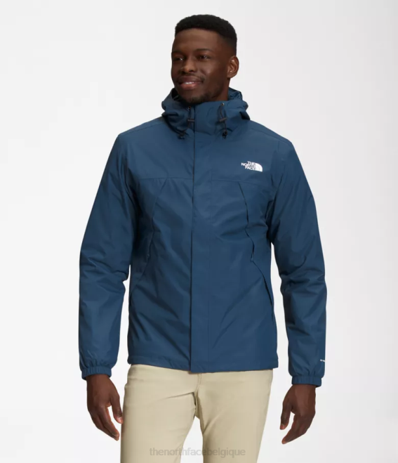 bleu ombragé/marine sommet Hommes The North Face triclimate d'Antora 62XR1000