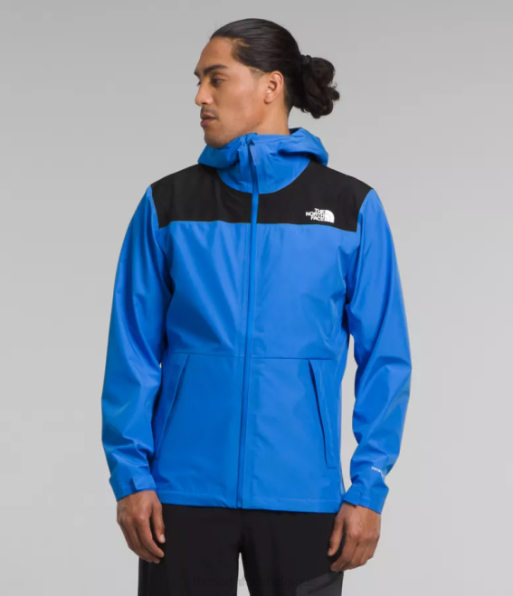 bleu optique/noir tnf Hommes The North Face veste dryzzle futurelight 62XR1118