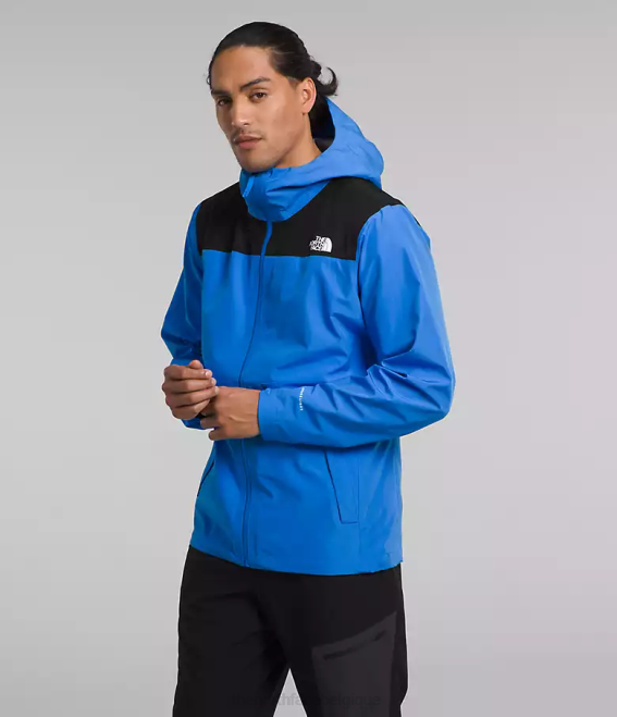 bleu optique/noir tnf Hommes The North Face veste dryzzle futurelight 62XR1118