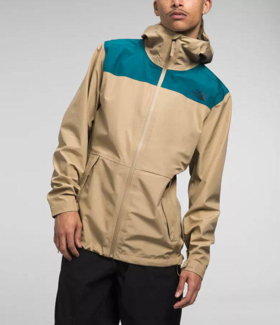 corail bleu/pierre kaki Hommes The North Face veste dryzzle futurelight 62XR1117