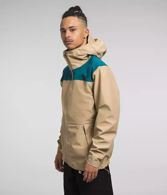corail bleu/pierre kaki Hommes The North Face veste dryzzle futurelight 62XR1117