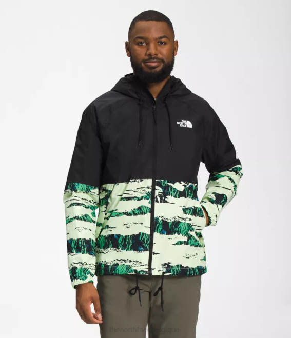 imprimé camouflage noir tnf/marron utilitaire Hommes The North Face sweat à capuche de pluie antora 62XR1201