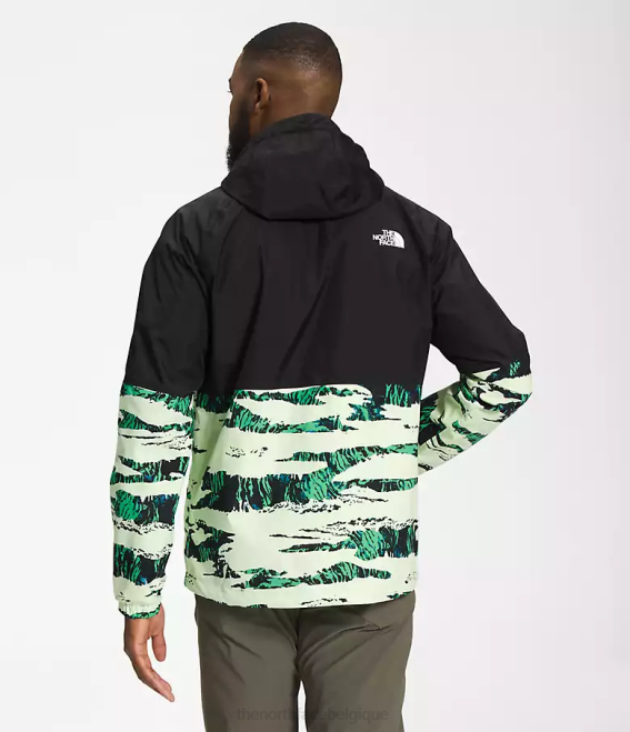 imprimé camouflage noir tnf/marron utilitaire Hommes The North Face sweat à capuche de pluie antora 62XR1201