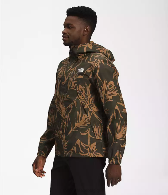 imprimé pinceau tropical marron utilitaire Hommes The North Face veste Antora 62XR287