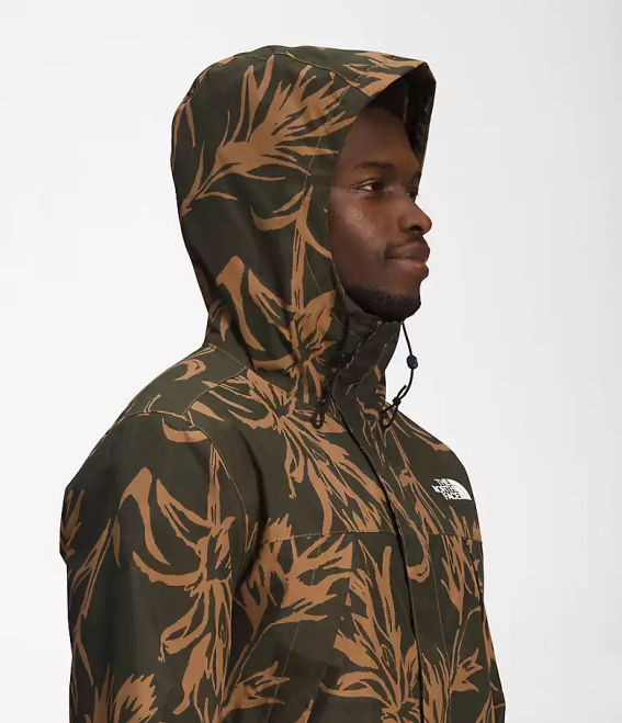 imprimé pinceau tropical marron utilitaire Hommes The North Face veste Antora 62XR287