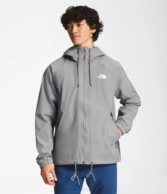 mélanger le gris Hommes The North Face sweat à capuche de pluie antora 62XR1194