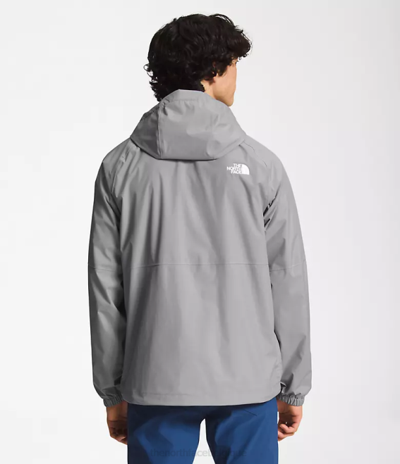 mélanger le gris Hommes The North Face sweat à capuche de pluie antora 62XR1194