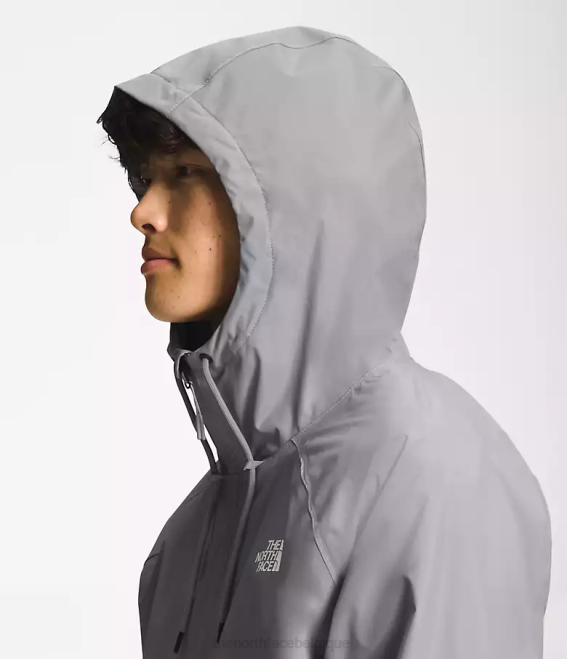 mélanger le gris Hommes The North Face sweat à capuche de pluie antora 62XR1194