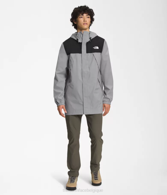 noir/gris mélangé Hommes The North Face parka antora 62XR539