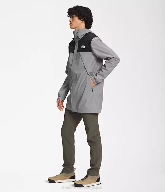 noir/gris mélangé Hommes The North Face parka antora 62XR539