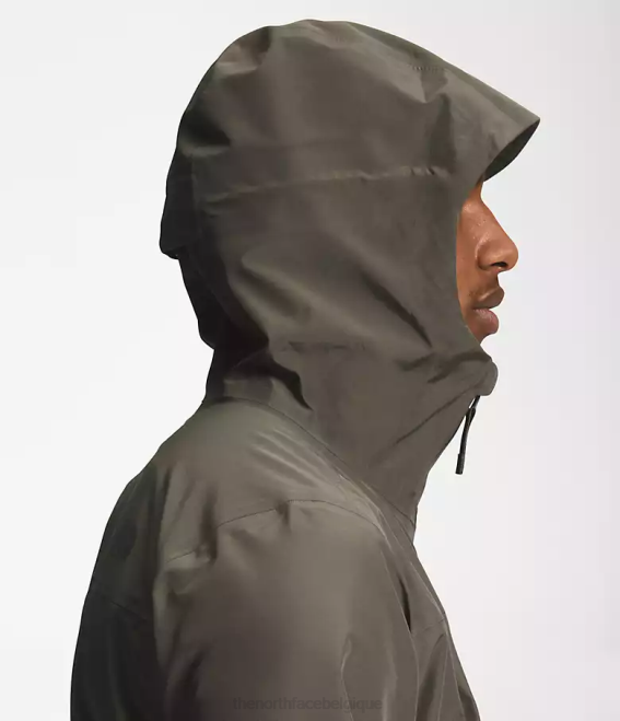 nouveau vert taupe Hommes The North Face veste dryzzle futurelight 62XR1116