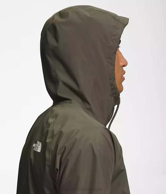 nouveau vert taupe/vert herbe foncé Hommes The North Face sweat à capuche de pluie antora 62XR1202