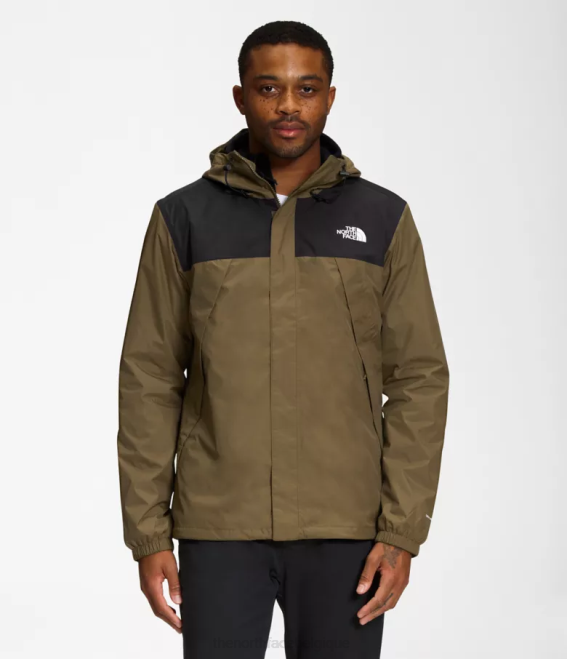 olive militaire/noir tnf Hommes The North Face triclimate d'Antora 62XR999