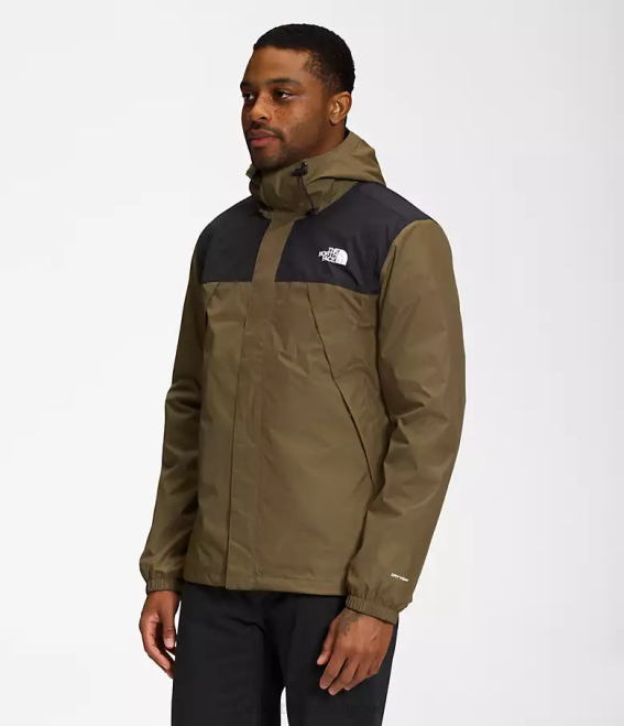 olive militaire/noir tnf Hommes The North Face triclimate d'Antora 62XR999
