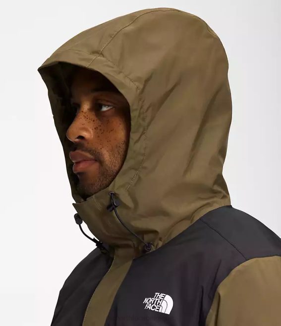 olive militaire/noir tnf Hommes The North Face triclimate d'Antora 62XR999