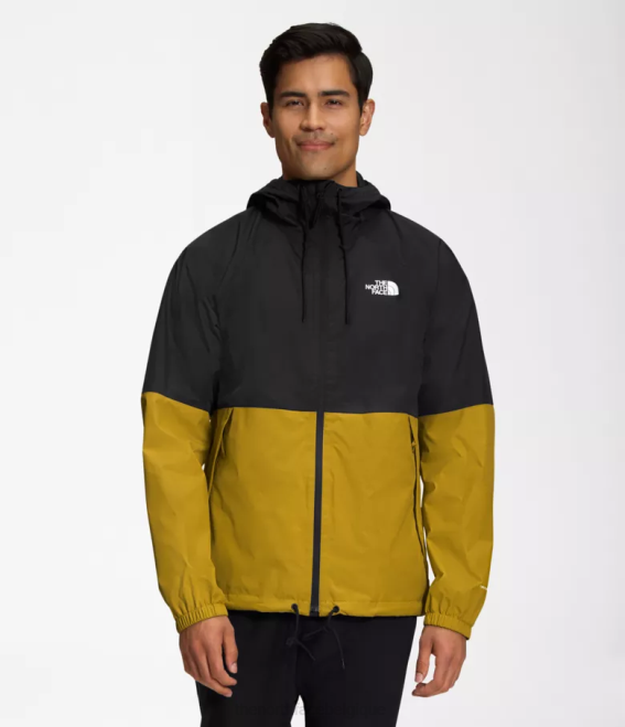 tnf noir/or minéral Hommes The North Face sweat à capuche de pluie antora 62XR1196